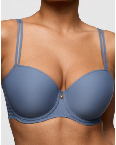 Sujetador balconette con relleno Prima Donna Twist Twist Side (Indigofera)