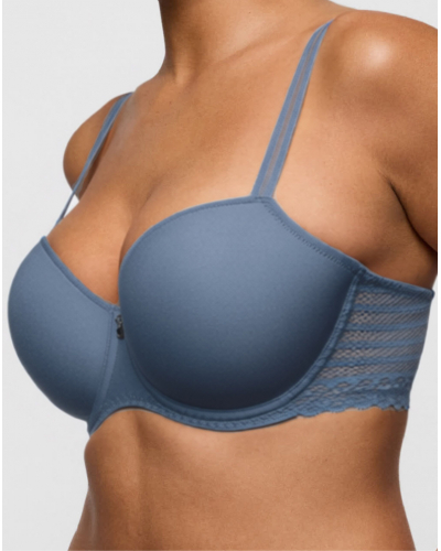 Sujetador balconette con relleno Prima Donna Twist Twist Side (Indigofera)