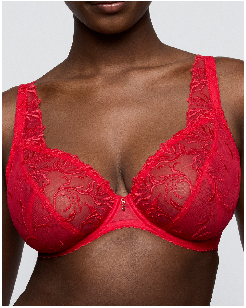 Sujetador plunge Prima Donna Solisse (True Red)