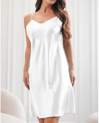 Silk nightgown Komilfo Blossom (Champagne)