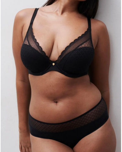 Plunge padded bra Chantelle EasyFeel Norah Chic (Black)