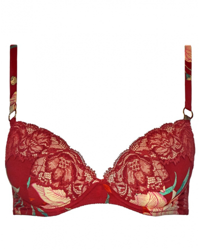 Padded plunge bra Aubade Sweet Folk (Sienna)