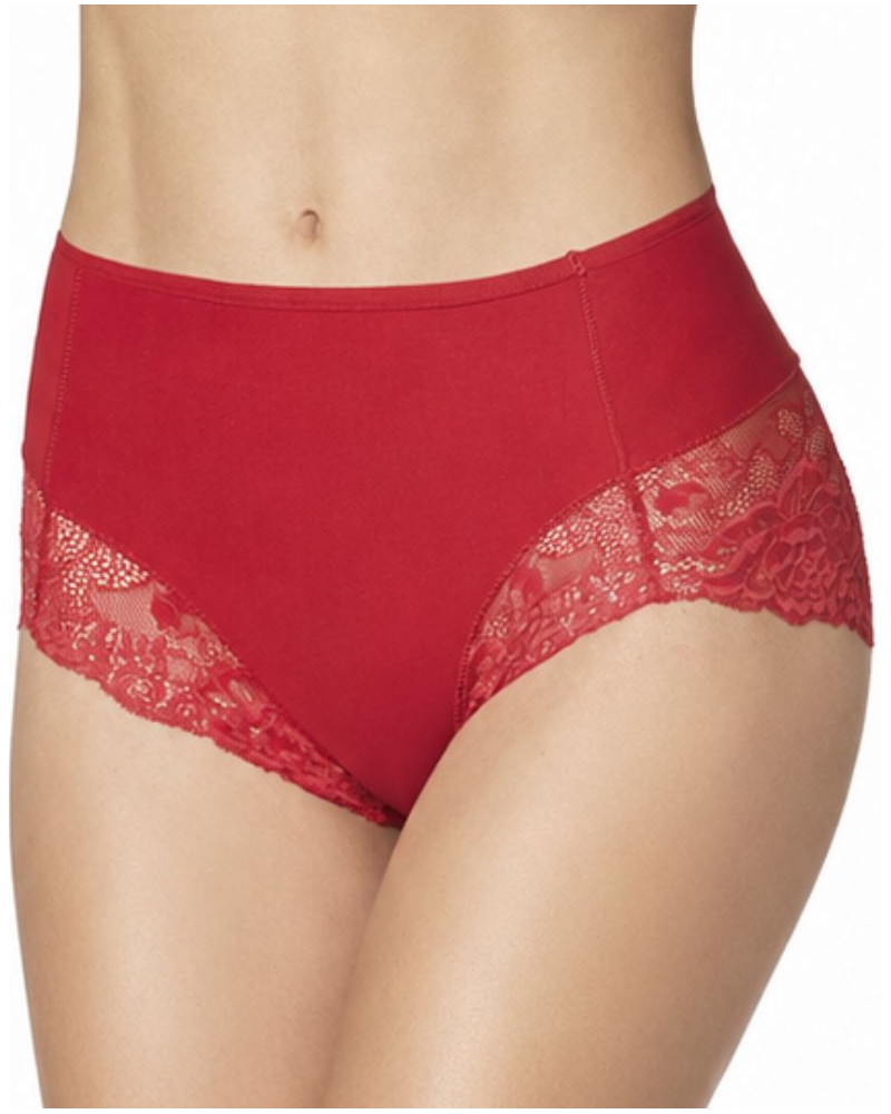 Chic plus-size panties Janira Greta (Red corail)