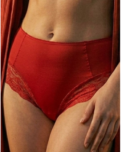 Chic plus-size panties Janira Greta (Red corail)