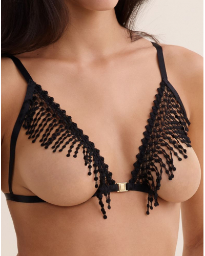 Conjunto Tentation espiègle Aubade Boîte à Désir (Negro)