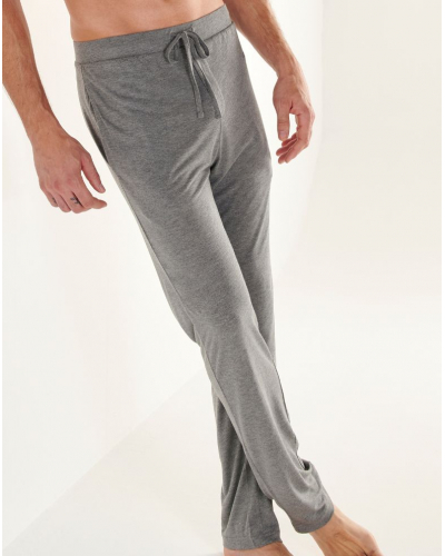 Pijama largo 100% modal HOM Cocooning (Gris)