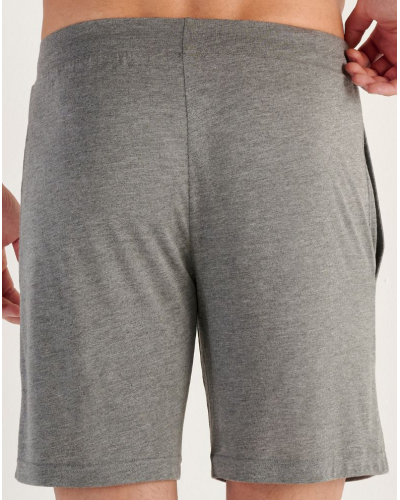 V-neck short pajamas 100% modal HOM Cocooning (Gris)