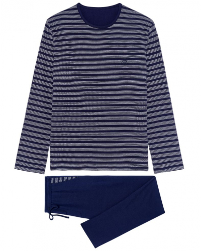 Pijama Largo 100% Algodón HOM Freedom (Imprimé Rayures)