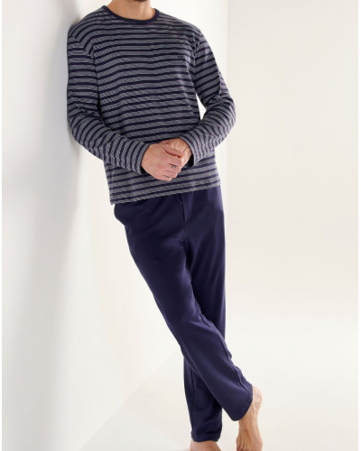 Long Pajama 100% Cotton HOM Freedom (Imprimé Rayures)