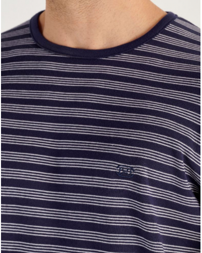 Pyjama Long 100% Coton HOM Freedom (Imprimé Rayures)