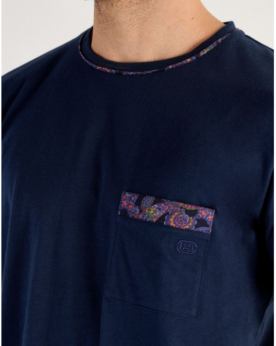 Pijama corto 100% Algodón HOM Ringo (Motifs Cachemires)