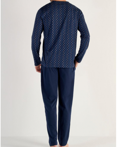 Pyjama long 100% Coton HOM Bo (Motif Fleur)