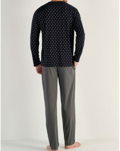 Pyjama long 100% Coton HOM Duane (Imprimé Abstrait)