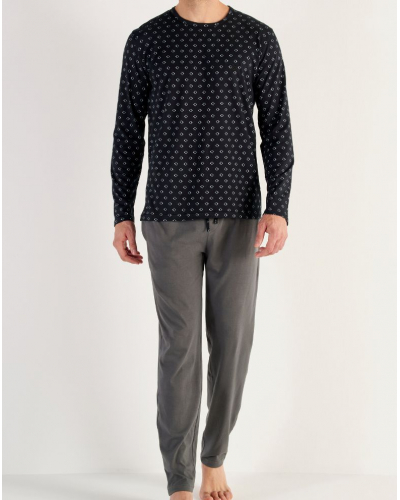 Long pyjama 100% Cotton HOM Duane (Imprimé Abstrait)