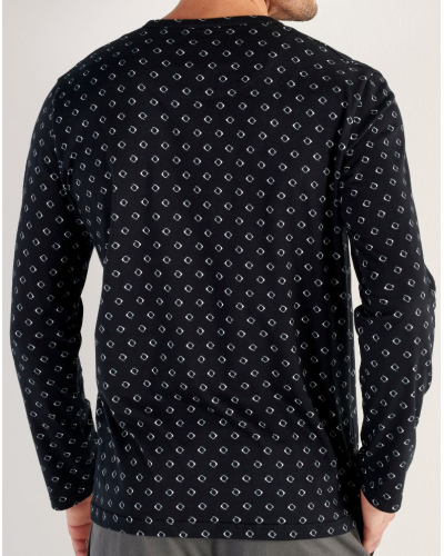 Long pyjama 100% Cotton HOM Duane (Imprimé Abstrait)