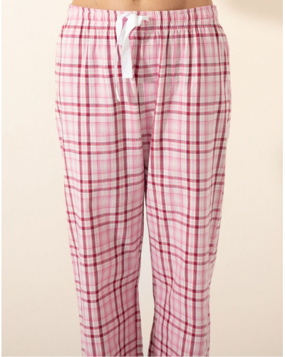 Pyjama Chaîne et trame 100% coton Le Chat Aube (Multico)