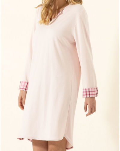 Camisón Interlock 100% Algodón Le Chat Aube (Bois de rose)