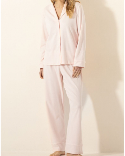 Pijama Interlock 100 % Algodón Le Chat Songe (Bois de rose)