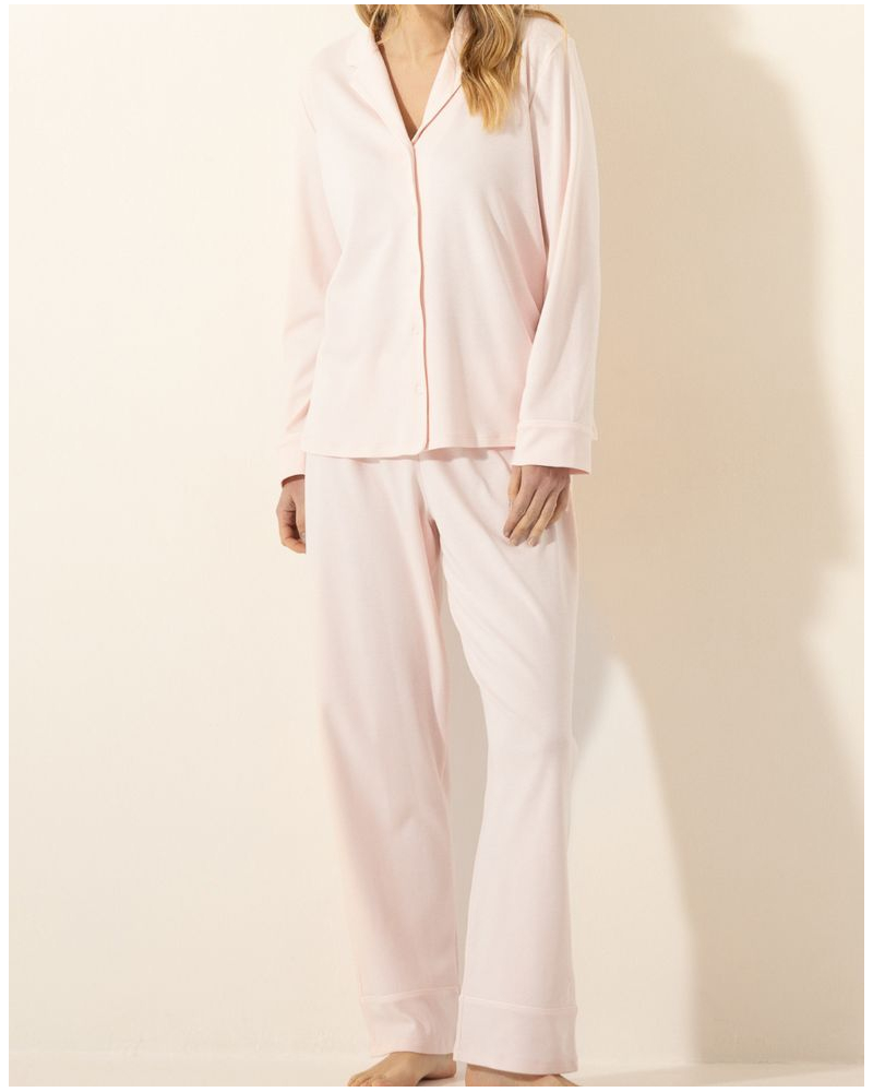 Pijama Interlock 100 % Algodón Le Chat Songe (Bois de rose)