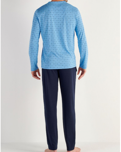 Long pyjama in Modal Cotton HOM Alan (Imprimé Floral)