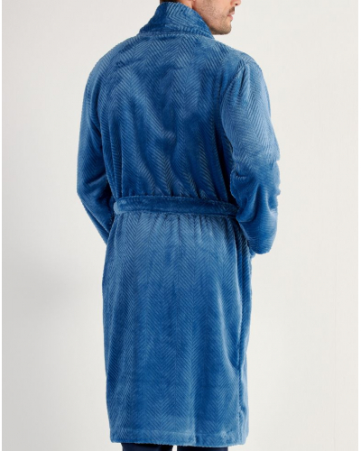 Robe de chambre polaire HOM Everest (Bleu)