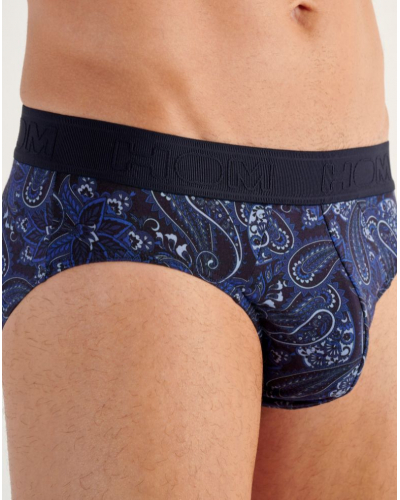 Mini brief HOM Bohemian Modal Cotton (Imprimé Bleu)