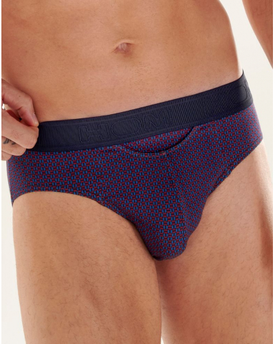 Mini brief HO1 HOM Fats (Imprimé Marine)