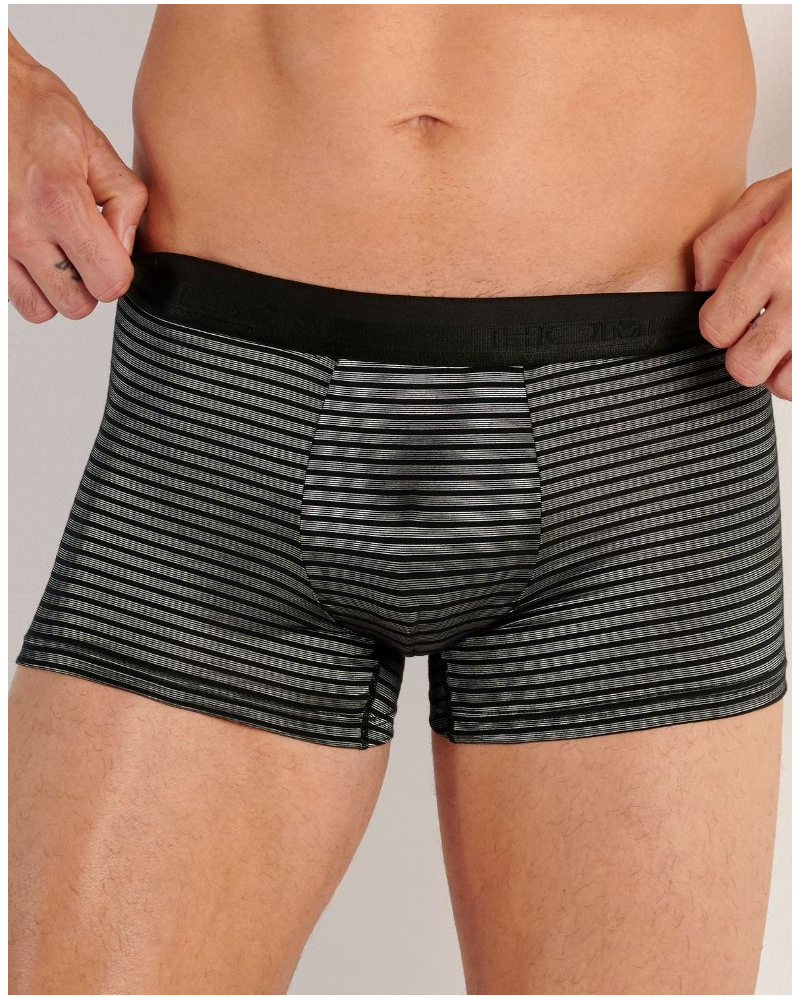 Boxer HOM Monsieur modal (Noir rayures)