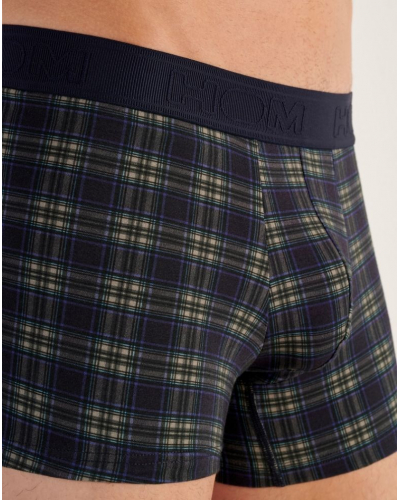 Boxer HOM Sid Cotton Modal (Imprimé Carreaux)