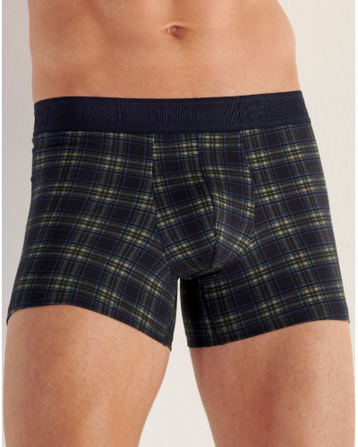 Boxer HOM Sid Cotton Modal (Imprimé Carreaux)