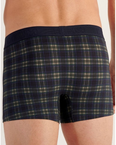 Boxer HOM Sid Cotton Modal (Imprimé Carreaux)