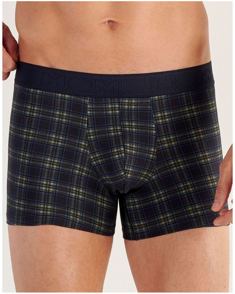 Boxer HOM Sid Coton Modal (Imprimé Carreaux)