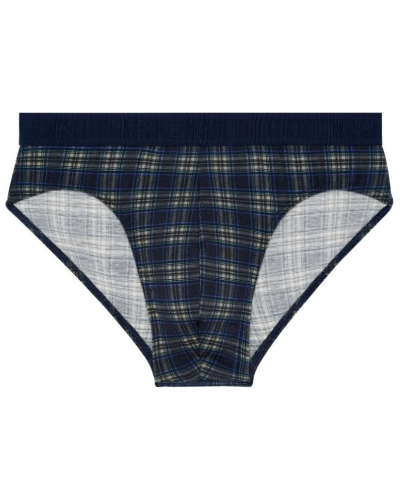 Mini brief HOM Sid Cotton Modal (Imprimé Carreaux)