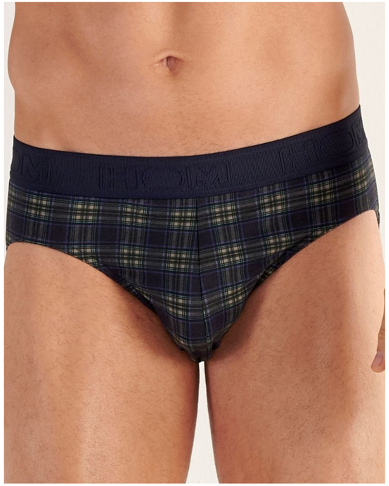 Mini calzoncillo HOM Sid Algodón Modal (Imprimé Carreaux)