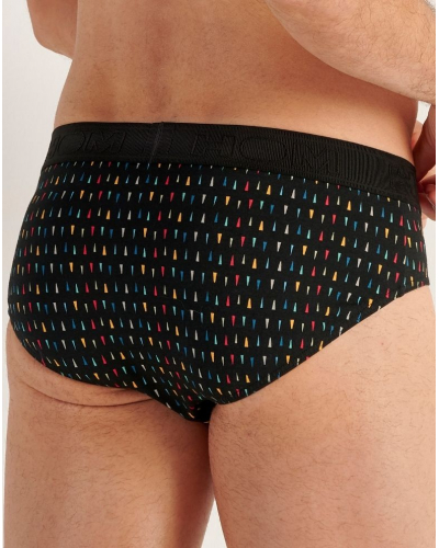 Mini brief HO1 HOM Rolling Cotton Modal (Imprimé Triangle)