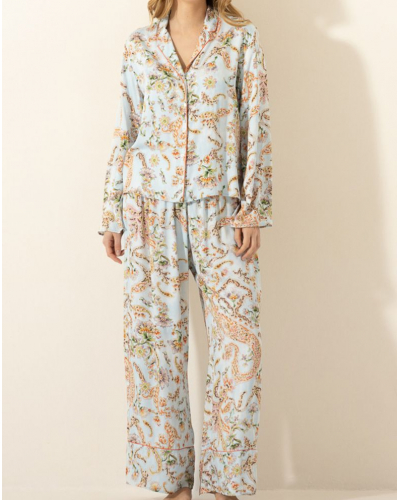 Warp and Weft Pyjamas Le Chat Indian Song (Multico)
