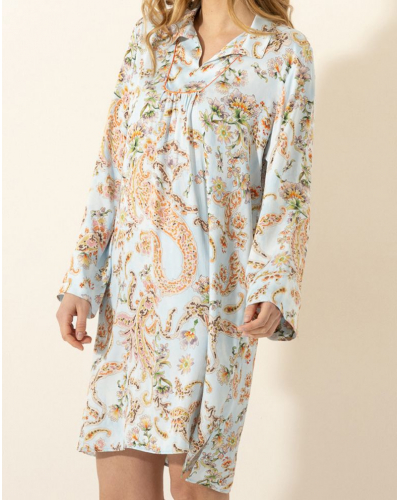 Chemise de nuit Chaîne et trame Le Chat Indian Song (Multico)