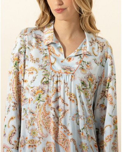 Warp and Weft Nightdress Le Chat Indian Song (Multico)