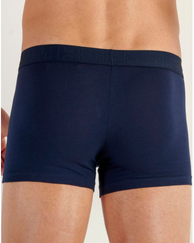 Paquete de 3 boxers en algodón HOM Daniel (Noir/Marine/Bleu)