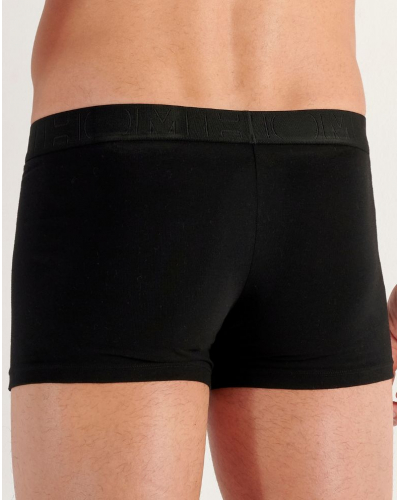 Paquete de 3 boxers en algodón HOM Daniel (Noir/Marine/Bleu)