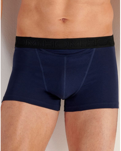 Set of 2 cotton boxers HO1 HOM Boxerlines (Noir/Marine)