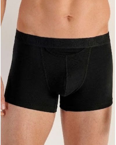 Lot de 2 boxers en coton HO1 HOM Boxerlines (Noir/Marine)