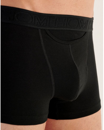 Set of 2 cotton boxers HO1 HOM Boxerlines (Noir/Marine)