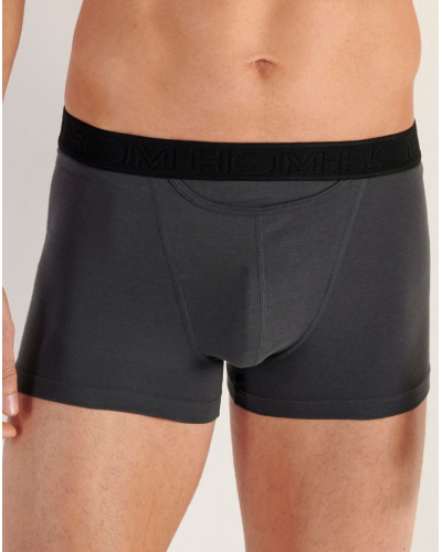 Set of 2 cotton boxers HO1 HOM Boxerlines (Noir/Gris)