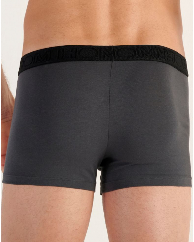 Set of 2 cotton boxers HO1 HOM Boxerlines (Noir/Gris)