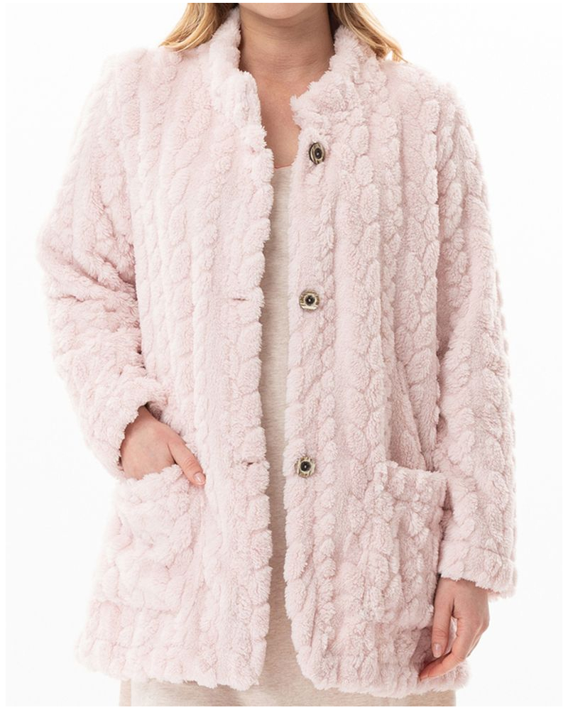 Chaqueta de Manga Larga con Botones Le Chat Essentiel (Bois de rose)