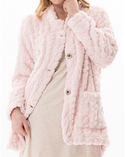 Long-Sleeve Buttoned Jacket Le Chat Essentiel (Bois de rose)