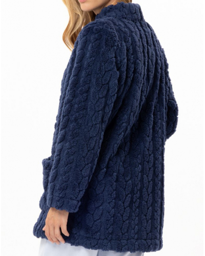 Long-Sleeve Buttoned Jacket Le Chat Essentiel (Marine)