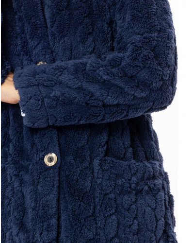 Long-Sleeve Buttoned Jacket Le Chat Essentiel (Marine)