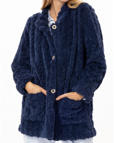 Chaqueta de Manga Larga con Botones Le Chat Essentiel (Marine)